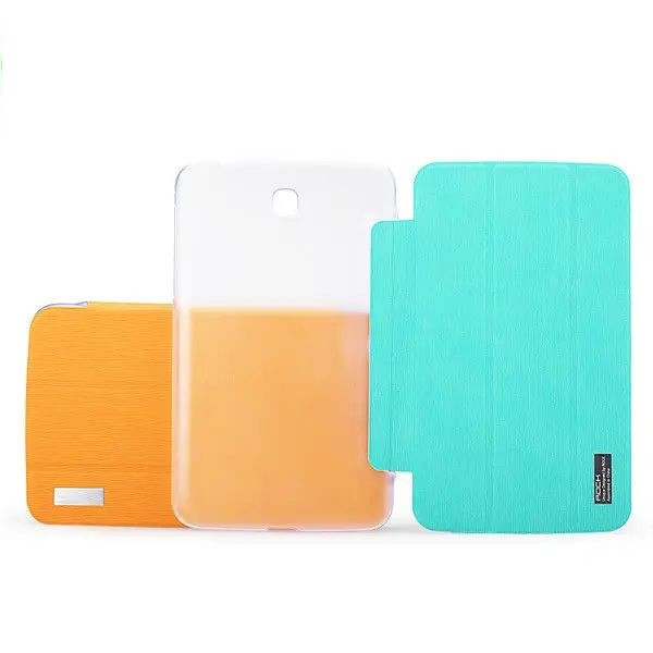 Протиударний чохол-книжка ROCK на SAMSUNG GALAXY TAB3 7" T2100/T2110 - білий Дніпро - фото 5