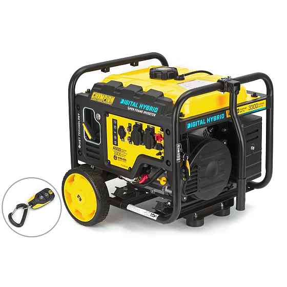 C4500iE CHAMPION ІНВЕРТОРНИЙ ГЕНЕРАТОР ВІДКРИТОГО ТИПУ 4500Вт ДИСТ. ЗАПУСК 500573-UA Киев