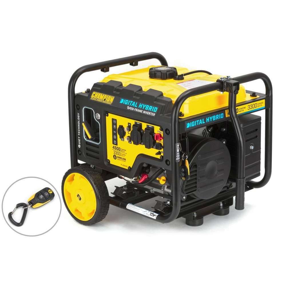 C4500iE CHAMPION ІНВЕРТОРНИЙ ГЕНЕРАТОР ВІДКРИТОГО ТИПУ 4500Вт ДИСТ. ЗАПУСК 500573-UA Киев - изображение 3