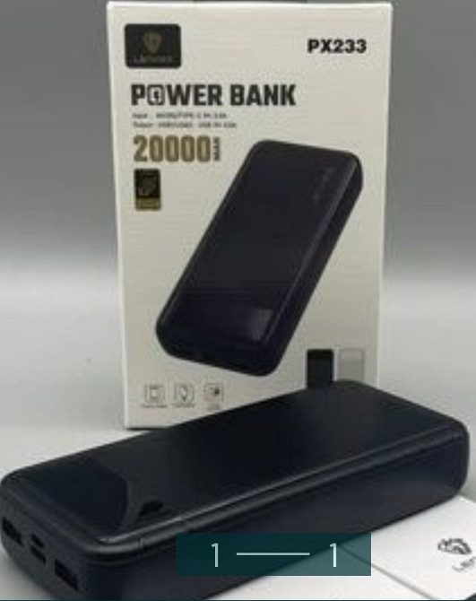 Павербанк: Power Bank LENYES PX233 20000mAh. Киев - изображение 1