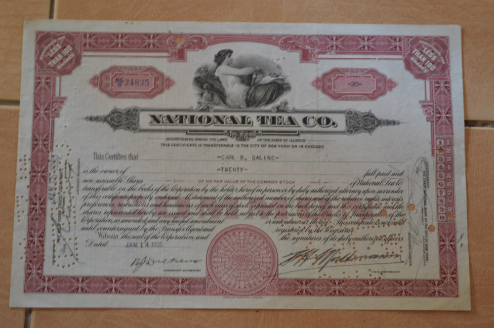 Акция. США. 1935 год №24835 (3.32) Полтава - изображение 1