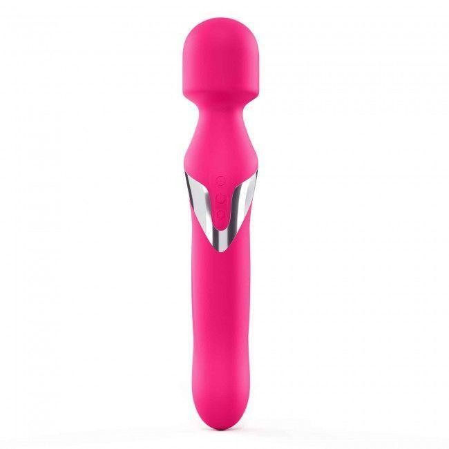Вибромассажер 2в1 Dorcel Dual Orgasms Magenta классический массажер и вибратор с жемчужным массажем Sex Aura Киев - изображение 3