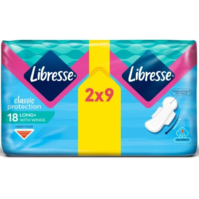 Гигиенические прокладки Libresse Classic Ultra Clip Super Duo Soft 18 шт (7322540063608) Винница - изображение 2