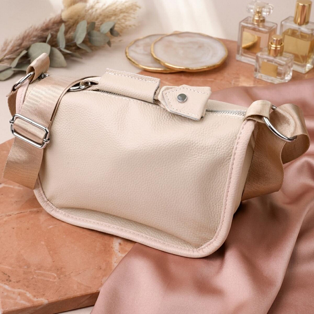 Сумка для жінок із натуральної шкіри Vintage 23010 Білий Київ - фото 11