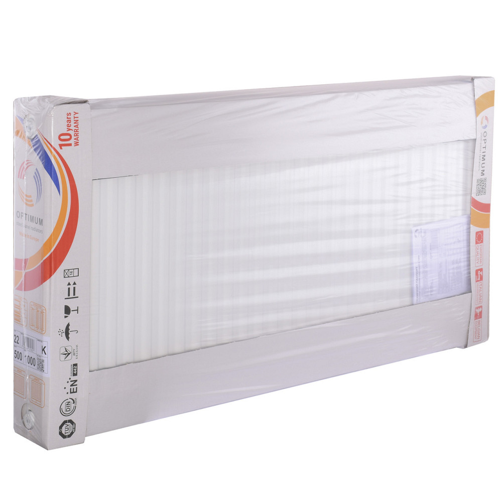 Радиатор стальной 22/500x800 бок OPTIMUM Киев - изображение 4
