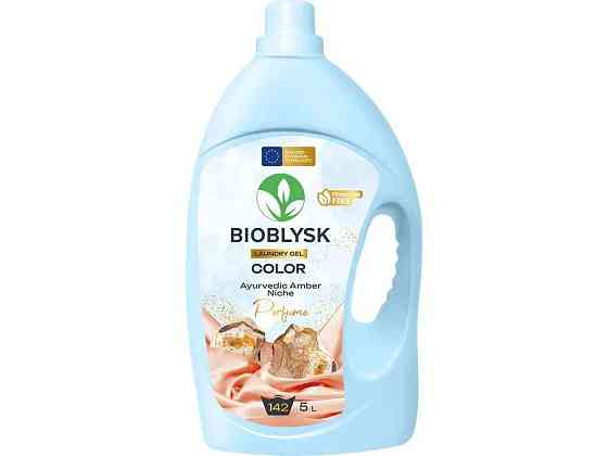 Гель для стирки 5л Без фосфатов “Color Ayurvedic Amber Niche Perfume” ТМ BIOBLYSK Киев