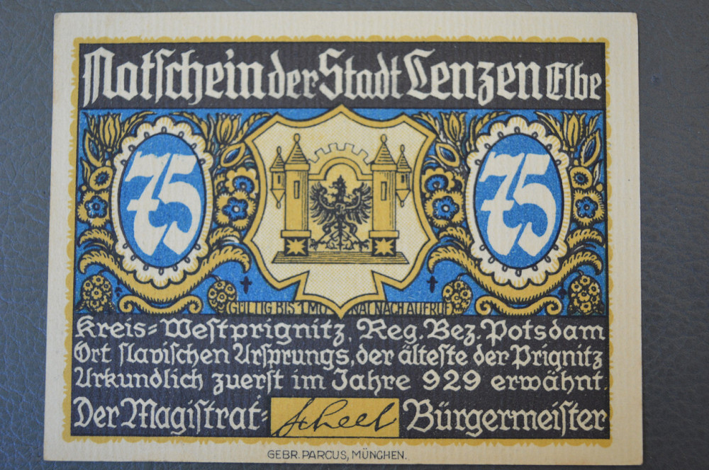 Німеччина Нотгельд 75 Pf 19..р.( 9) Полтава - фото 1