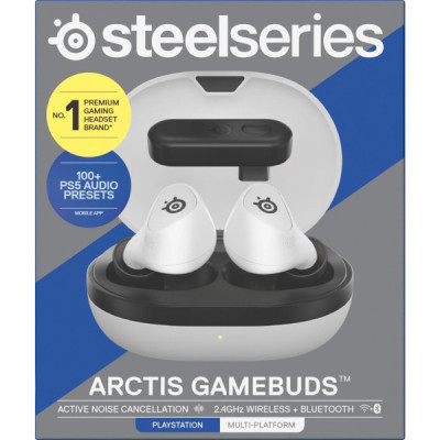 Наушники SteelSeries Arctis GameBuds Bluetooth White (61682) Винница - изображение 5