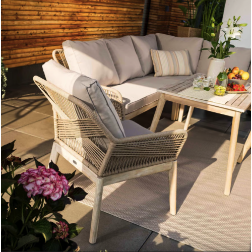 Набір садових меблів зі столом і кріслами для дому, саду, дачі, комфортна зона відпочинку Di Volio Albenga бежевий Київ - фото 10