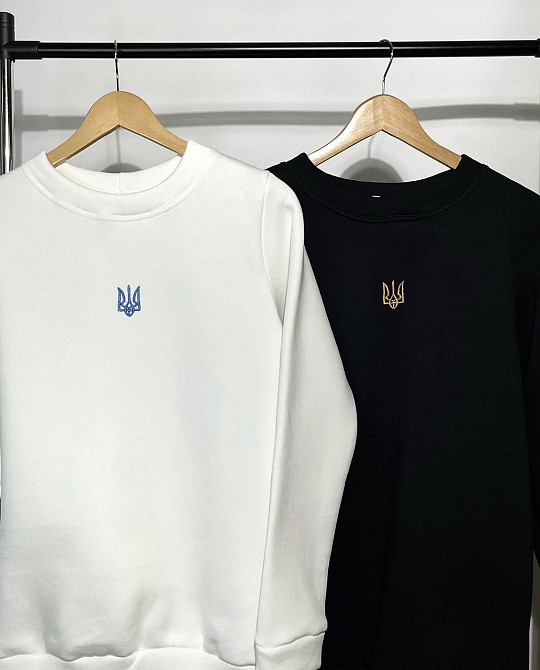 Парні світшоти з тризубом XL, M Чернівці - фото 1