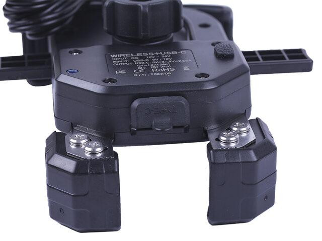 Держатель телефона M14-A1 черный, крепление на руль, с беспроводной зарядкой, Kewiq Мукачево - изображение 6