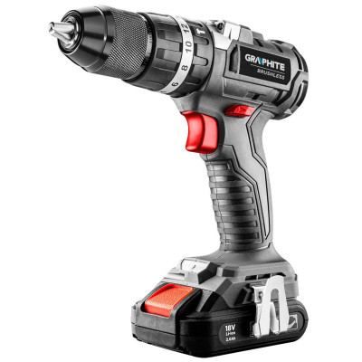 Шуруповерт Graphite Energy+ 18V бесщеточный 58Нм, 3 ск., 0-500·0-1700об/мин (без АКБ и ЗУ) (58G020) Винница - изображение 12