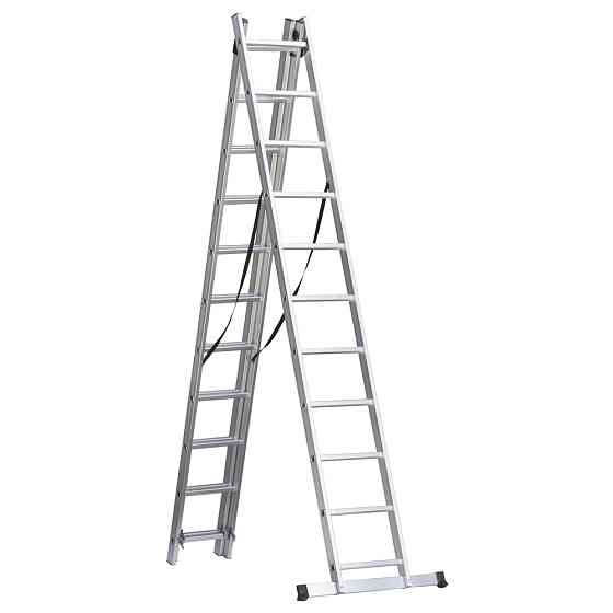 Sigma Лестница раскладывающаяся универсальная 11 ступеней 7.33м SIGMA (5032364) Коломия