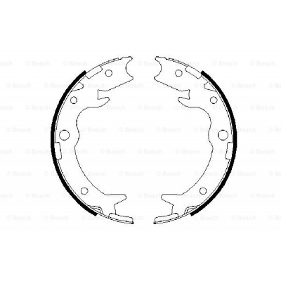 Гальмівні колодки Bosch 0 986 487 686 Вінниця - фото 5