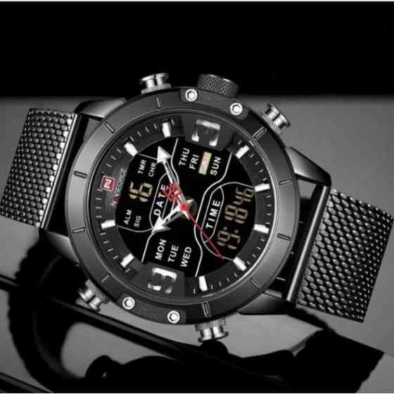 Мужские наручные часы Naviforce Tesla Black NF9153 Винница