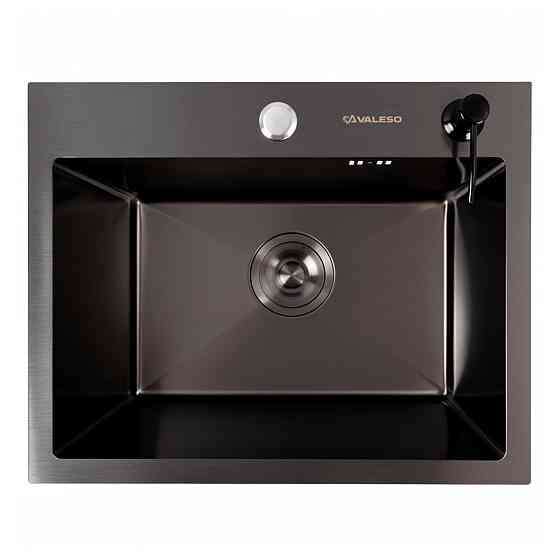 VALESO Кухонна мийка 50*40 PVD чорна Valeso Handmade (3,0/0,8) Киев