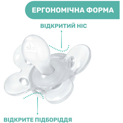 Пустушка Chicco Physio Comfort силіконова від 2 до 6 місяців 2шт. (блакитна) (74931.21.00) Вінниця - фото 8