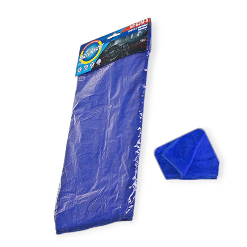 Серветка універсальна (40х30) синя мікрофібра Мукачево - фото 1