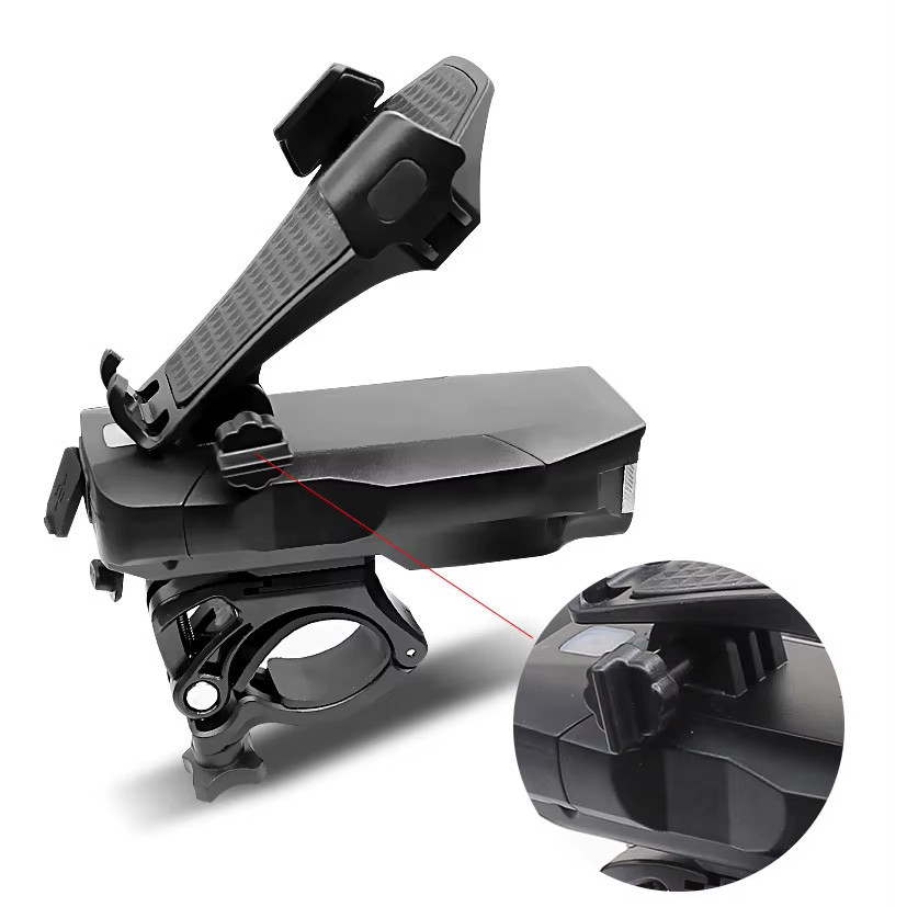 Велофара фонарь аккумуляторный, Фонарик велофонарь, Фонарь для велопутешествий, Фара led для велосипеда QN-47 Львов - изображение 4