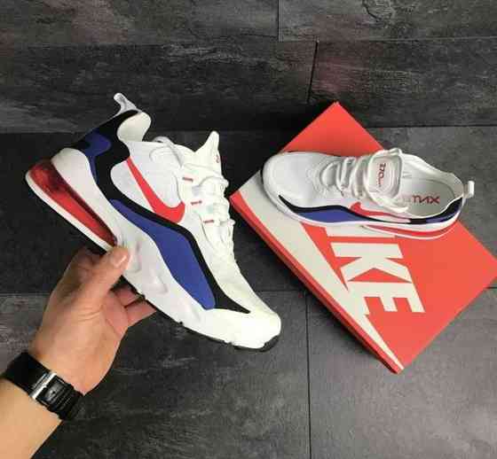 Кроссовки Nike 270 Сеточка Мужские Белые Найк с Амортизацией (размеры: 41,42,43,44,45) Видео Обзор - 53-5 Днепр