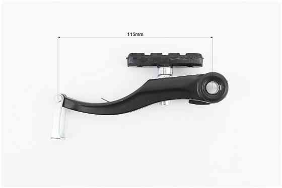 Гальмо V-brake 115мм (2 колеса) з ручками, тросами, алюмінієве, чорне Київ