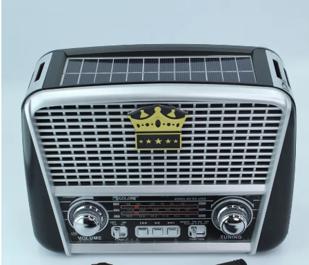 Портативная колонка Golon RX-455S Solar с FM/AM/SW, фонариком, USB, TF и функцией Power Bank Одесса - изображение 18