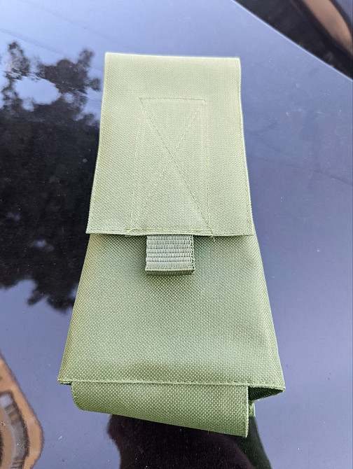 Підсумок одинарний на 2 магазини АК, для РПС, кольору: Хижак, Олива, Піксель (виробник) "Kremina" Дніпро - фото 1