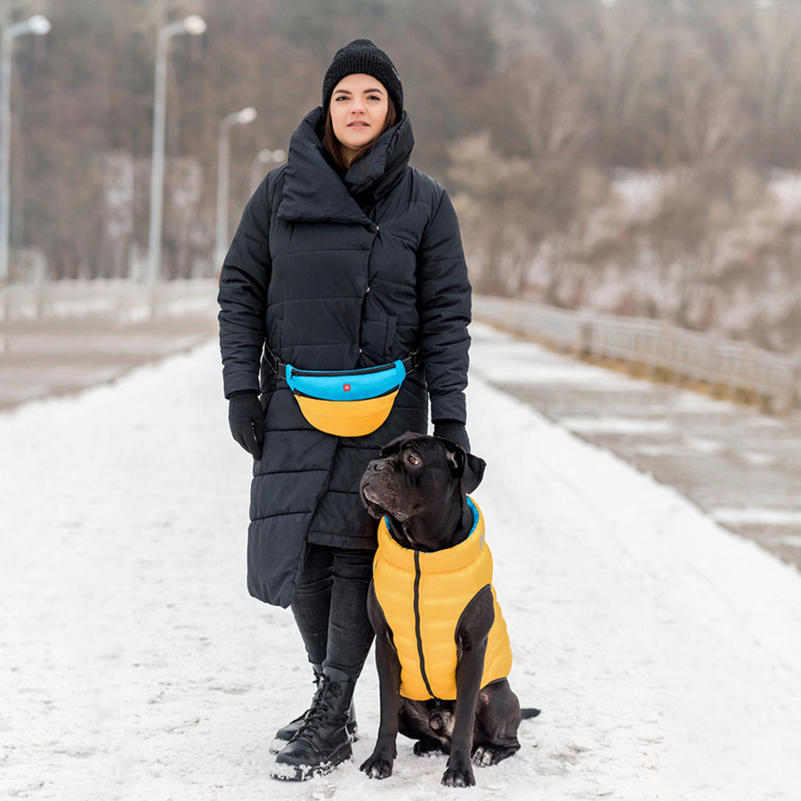 Двостороння курточка AiryVest для собак , "Colors of freedom", розмір L 55 Коломыя - изображение 7