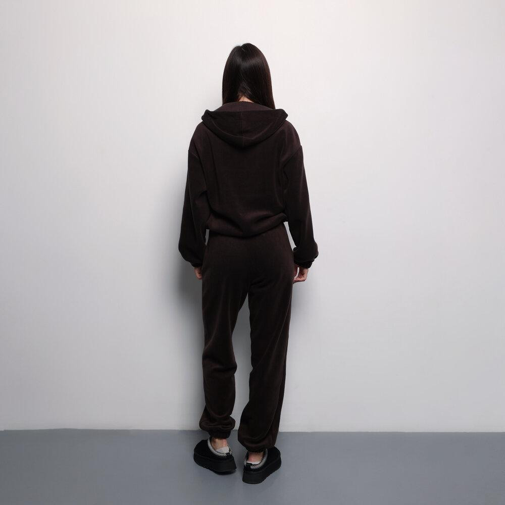 Темно-шоколадний костюм зимовий флісовий. Жіночий теплий костюм Pobedov Huggi жіночий¶ Київ - фото 7