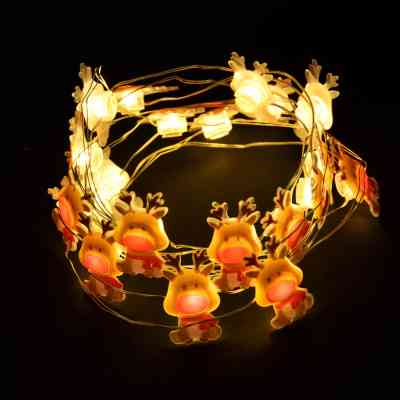 Гирлянда YES! Fun На медной проволоке Олени 20 LED Тепло-белая 2.2 м На батарейках (801206) Винница