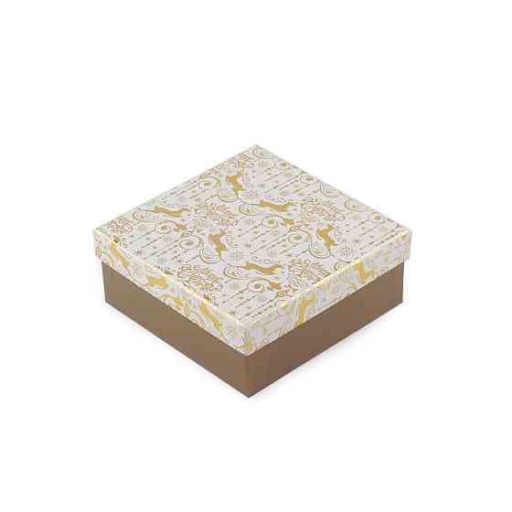 Коробка подарункова Gold 14 х 14 х 8 см Ровно