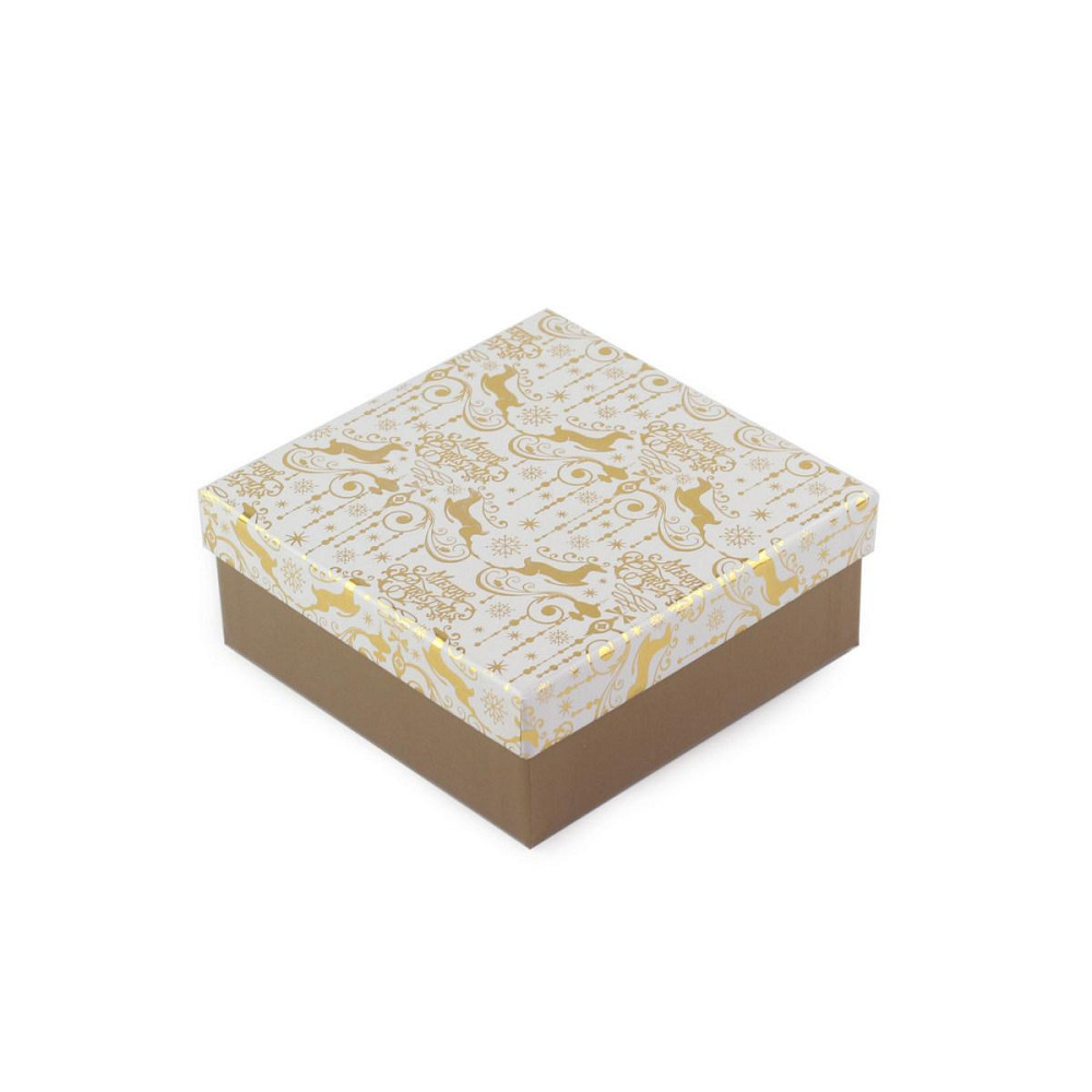 Коробка подарункова Gold 14 х 14 х 8 см Ровно - изображение 1