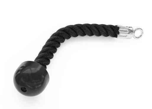 Канатний хват одинарний для тяг для м'язів тріцепса 70см K-Sport UW10 Київ