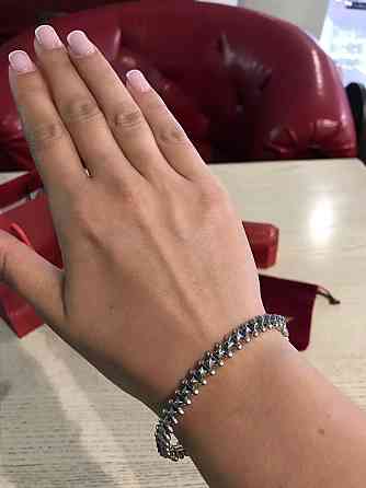 Брендовий браслет  "зубчики" Cartier під срібло / Картьє браслет із зубчиками Одеса