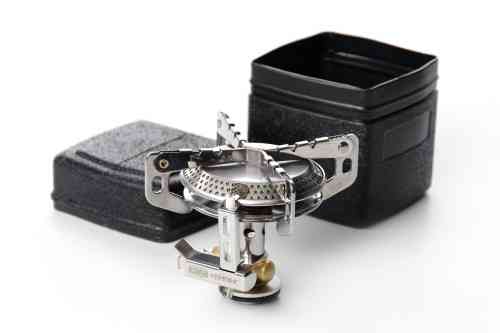 Складная портативная газовая горелка для кемпинга с пьезоподжигом 75x75x75мм СИЛА Харьков