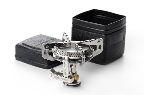 Складная портативная газовая горелка для кемпинга с пьезоподжигом 75x75x75мм СИЛА Харьков - изображение 1