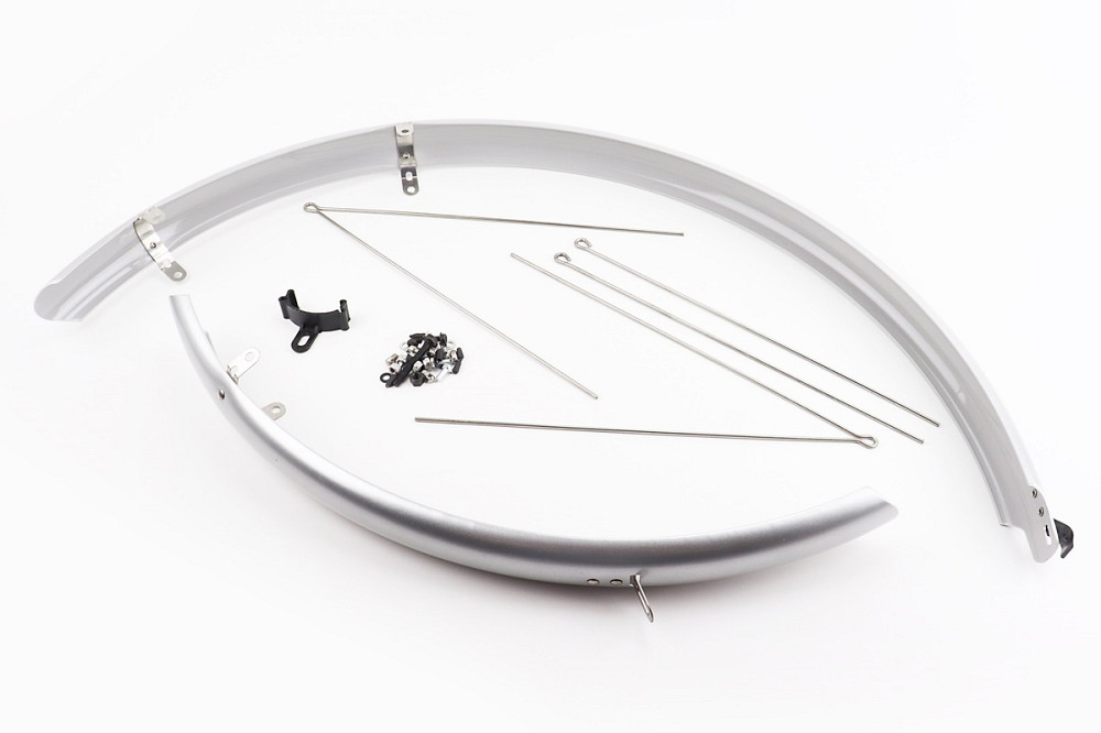 Крила пластмасові 28" сріблясті Київ - фото 1