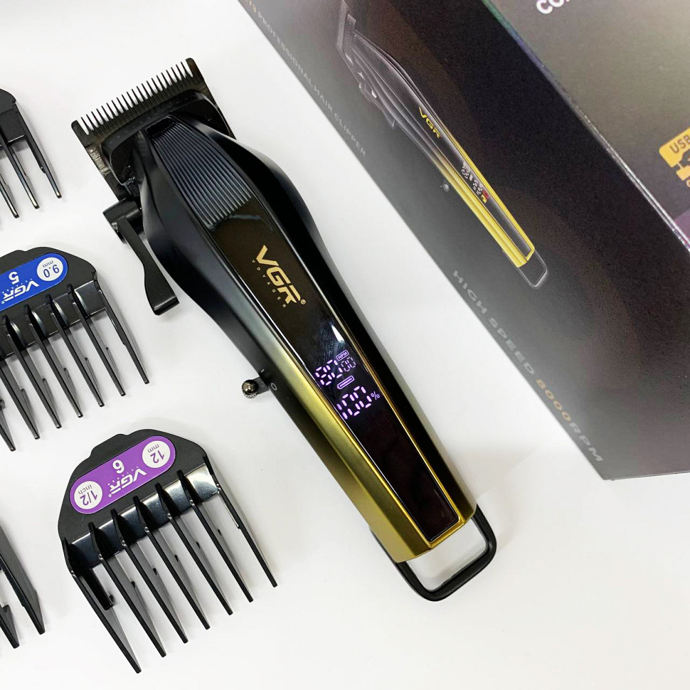 Домашні машинки для стрижки VGR, Тример для самостійної стрижки волосся Миюча машинка OM-80 Львів - фото 9