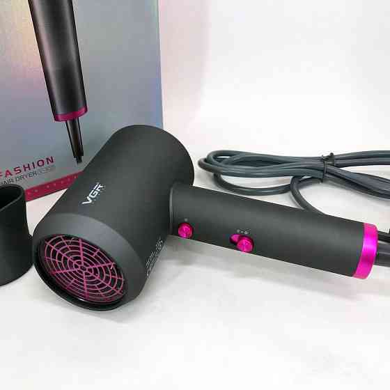 Електричний фен для гладкого волосся VGR, Фен для укладання середнього волосся з потужним мотором FO-17 Івано-Франківськ