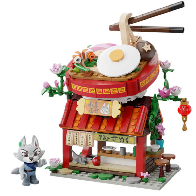 Конструктор Pantasy Kung Fu Panda Кунгфу Панда Міні Вид на вулицю - Раменна крамниця Чжена (86506) Вінниця - фото 1