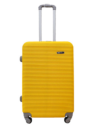 Валіза пластикова MILANO BAG 004 середня жовта Київ - фото 1
