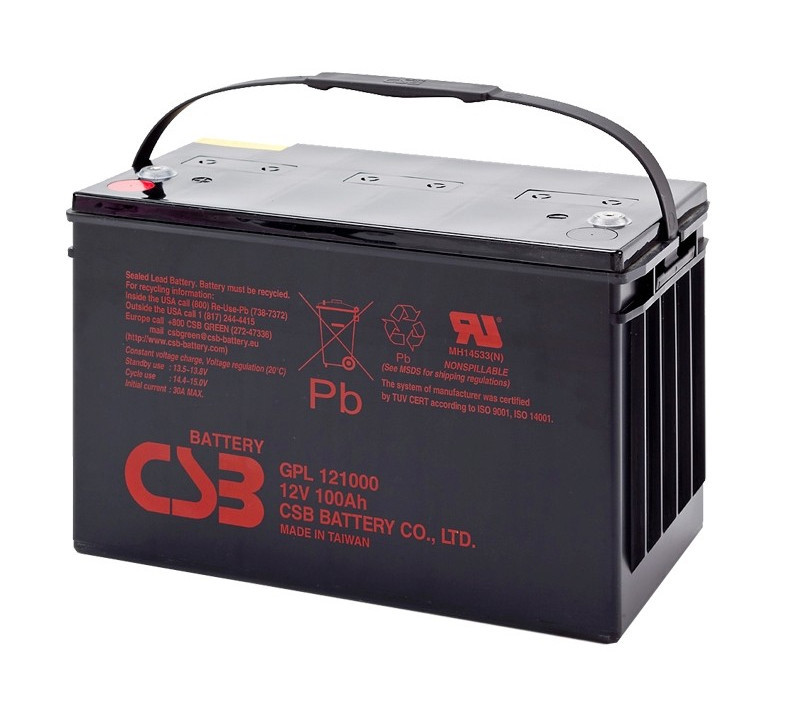 Акумуляторна батарея CSB GPL121000, 12V 100Ah (343х168х215 (220) Q1/20 (ТАЙВАНЬ) Київ - фото 1