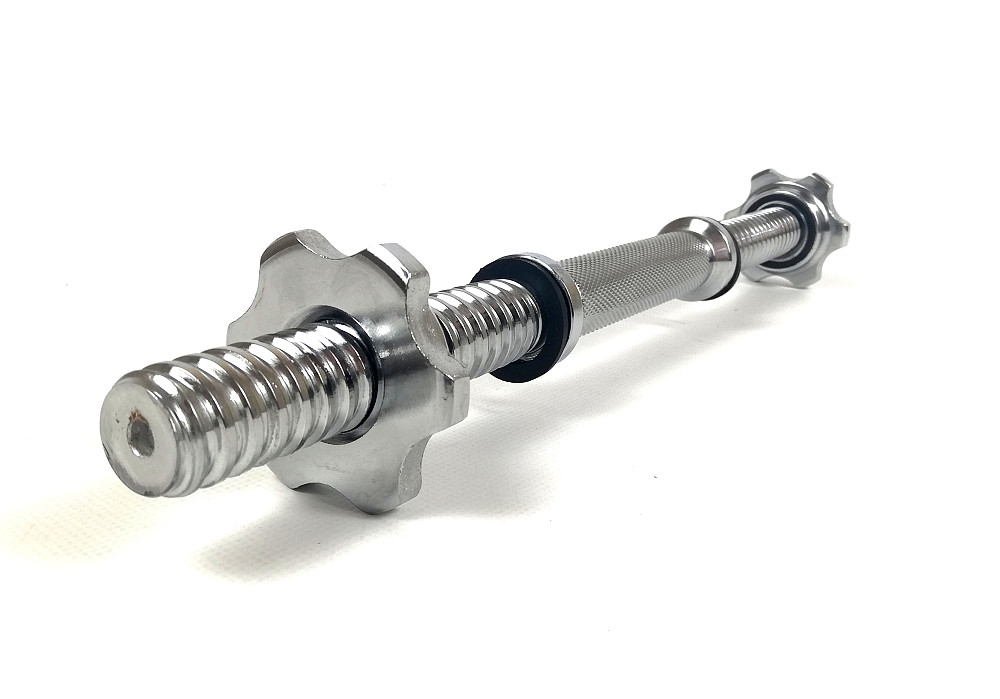 Гантельний гриф EasyFit 40 см Ø 25 мм хромований Коломия - фото 2