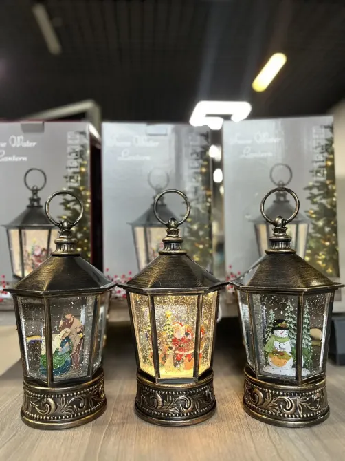 Jianlips Санта Клаус Музыкальный новогодний фонарь XMAS WDL 24077A Коломыя - изображение 5