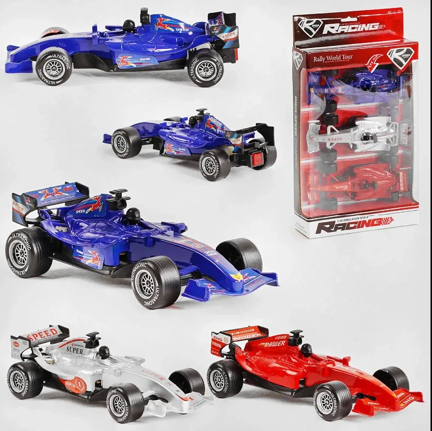 Набір машин спортивні машини інерційні 3шт світло звук (FA 96) Чернігів - фото 1