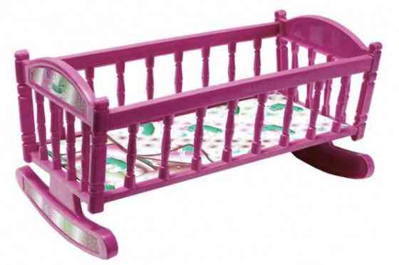 Ліжечко для ляльок Барбі S0013 ліжечко-качалка  S0013(Violet) Вінниця