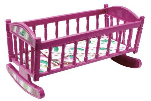 Кроватка для куклы Барби S0013 качалка   S0013(Violet) Винница - изображение 1