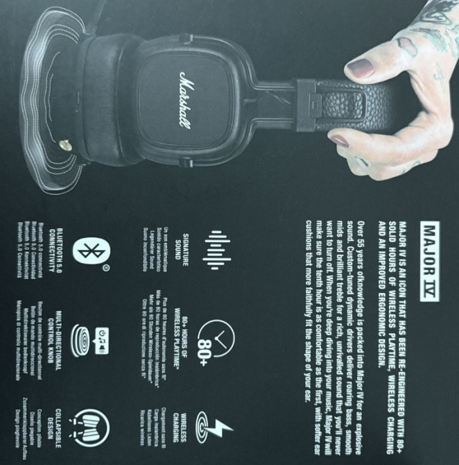 Наушники Маршел новые Киев - изображение 1