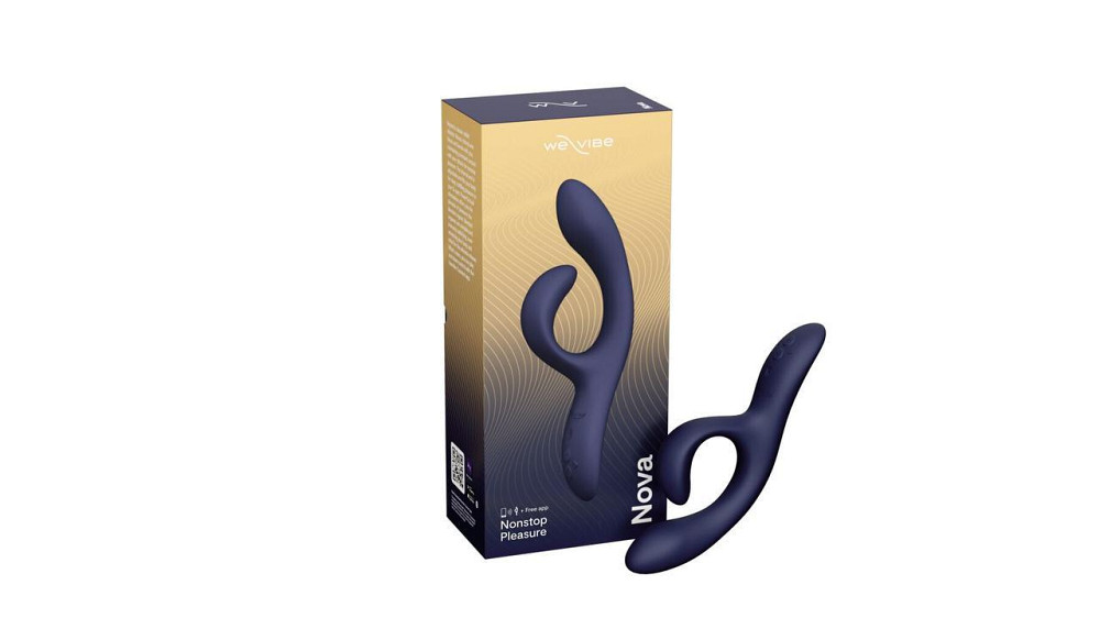 Смарт вибратор-кролик We-Vibe Nova Midnight Blue, эргономичный, регулируемый угол наклона ствола Sex Aura Киев - изображение 8