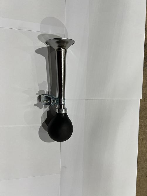 Сигнал- клаксон воздушный велосипедный (хром, с креплением) Мукачево - изображение 1